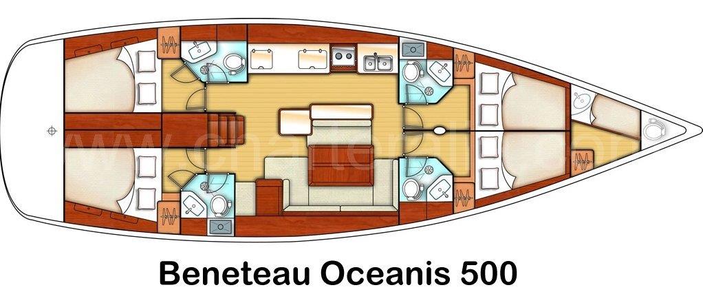 Beneteau 500 Oceanis, sailboat for sale