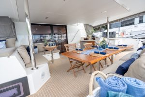 cockpit, FP 58 Ipanema, catamaran for sale