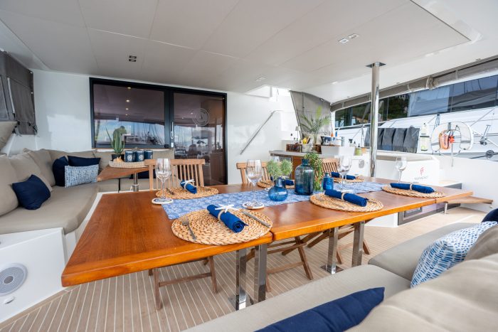cockpit, FP 58 Ipanema, catamaran for sale