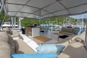 cockpit, FP 58 Ipanema, catamaran for sale