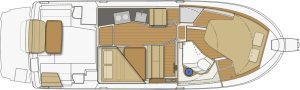Ranger Tugs R-29 S layout drawing 1