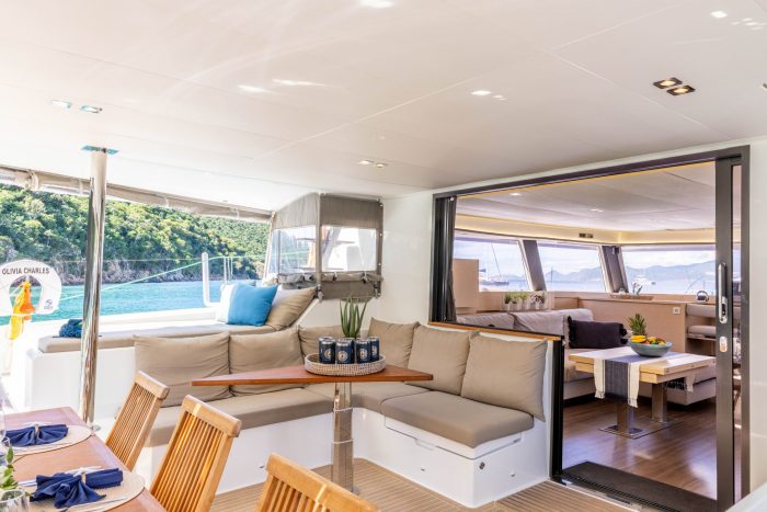 salon, FP 58 Ipanema, catamaran for sale