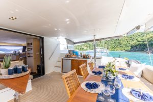 cockpit, FP 58 Ipanema, catamaran for sale