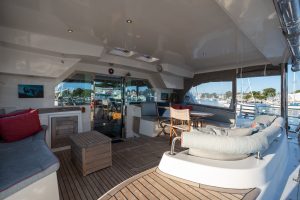 cockpit, Privilege 615, catamaran for sale