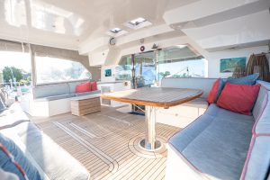 cockpit, Privilege 615, catamaran for sale