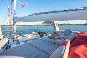cockpit, Privilege 615, catamaran for sale
