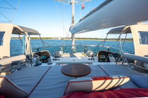 cockpit, Privilege 615, catamaran for sale