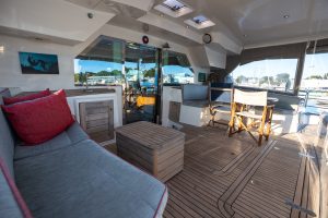 cockpit, Privilege 615, catamaran for sale