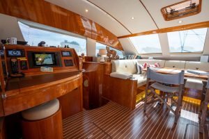 navigation station, Privilege 615, catamaran for sale