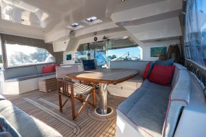 cockpit, Privilege 615, catamaran for sale