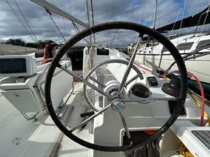 helm, Jeanneau 449 Sun Odyssey, sailboat for sale