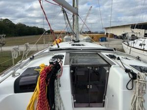 deck, Jeanneau 449 Sun Odyssey, sailboat for sale
