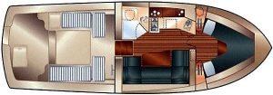 Mainship 34 layout drawing 2
