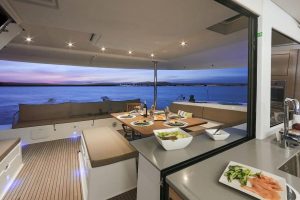 cockpit, FP 50 Saba, catamaran for sale