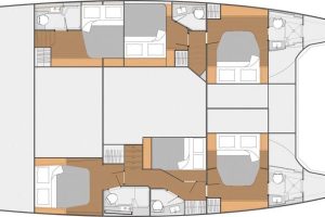 diagram, FP 50 Saba, catamaran for sale
