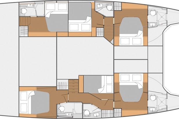 diagram, FP 50 Saba, catamaran for sale