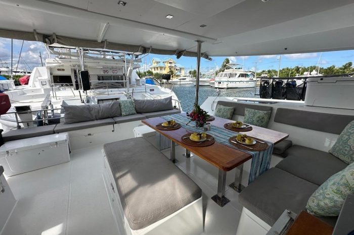 cockpit, FP 50 Saba, catamaran for sale