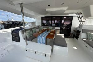 cockpit, FP 50 Saba, catamaran for sale