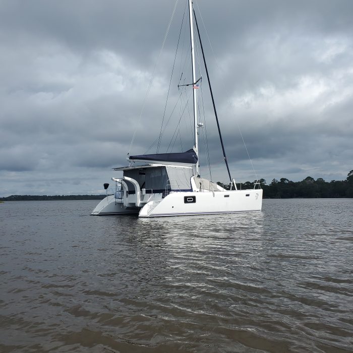 exterior, Admiral 40, catamaran for sale