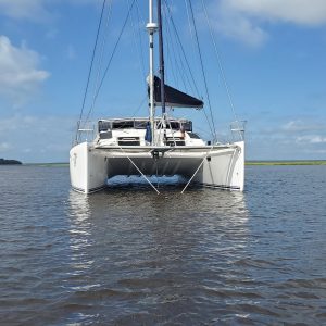 exterior, Admiral 40, catamaran for sale