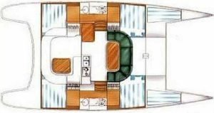 Nautitech 395 layout drawing 2
