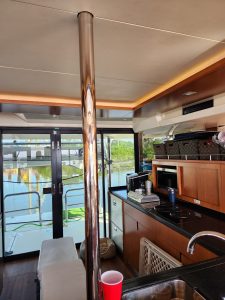 interior, Aquila 48, power catamaran for sale