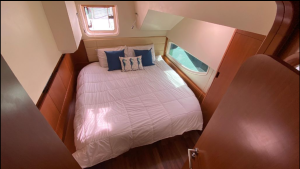 bed, Aquila 48, power catamaran for sale