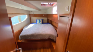 bed, Aquila 48, power catamaran for sale