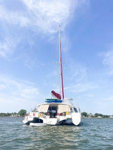 exterior, Neel 51, catamaran for sale