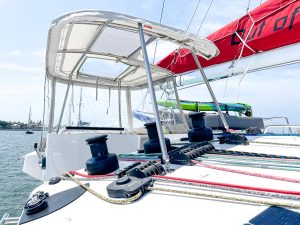 deck, Neel 51, catamaran for sale