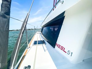deck, Neel 51, catamaran for sale