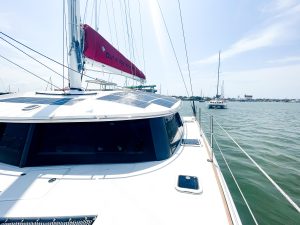 deck, Neel 51, catamaran for sale