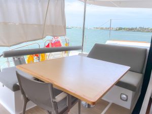 cockpit, Neel 51, catamaran for sale