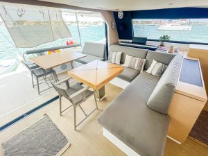 salon, Neel 51, catamaran for sale