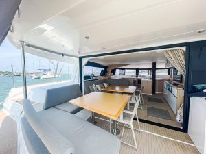 cockpit, Neel 51, catamaran for sale