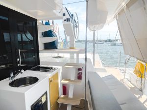 deck, Neel 51, catamaran for sale
