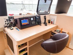 navigation station, Neel 51, catamaran for sale
