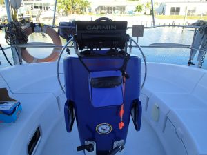helm, Hunter 376, sailboat for sale
