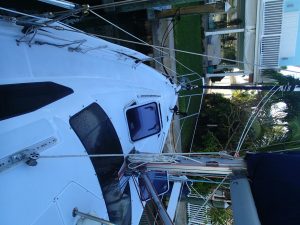 deck, Hunter 376, sailboat for sale