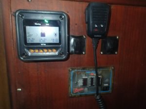 navigation station, Hunter 376, sailboat for sale