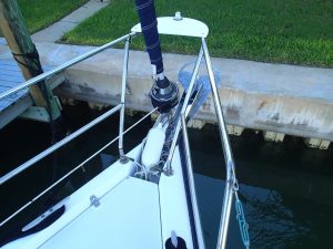 deck, Hunter 376, sailboat for sale
