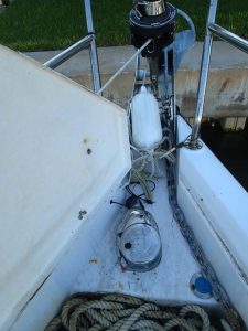 deck, Hunter 376, sailboat for sale