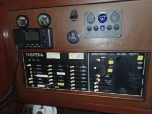 electrical, Hunter 376, sailboat for sale