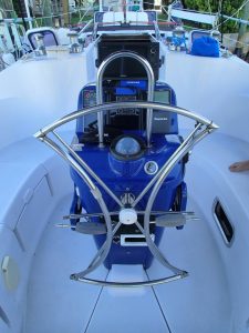 helm, Hunter 376, sailboat for sale