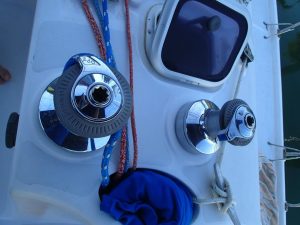 deck, Hunter 376, sailboat for sale