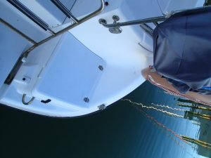 deck, Hunter 376, sailboat for sale