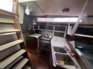 interior, C&C 43 Landfall, sailboat for sale