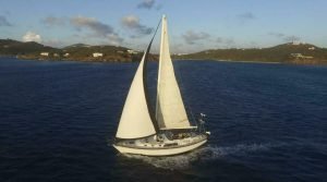 underway, C&C 43 Landfall, sailboat for sale