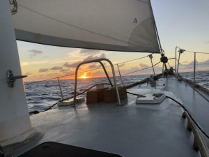 underway, C&C 43 Landfall, sailboat for sale