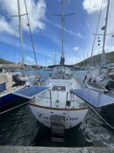 deck, C&C 43 Landfall, sailboat for sale